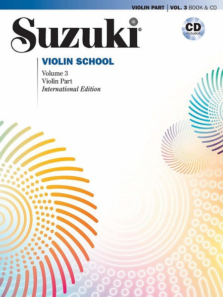 Suzuki Violin School Vol. 3 Violin Part Book & CD