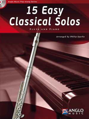 15 Easy Classical Solos for Flute w/ piano accompaniment and CD