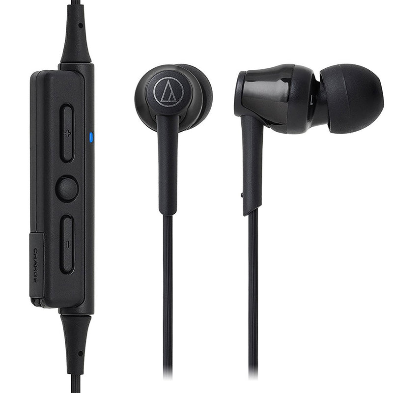 Audio Technica ATH-CKR35BT Bluetooth Wireless In-Ear Headphones (Black)