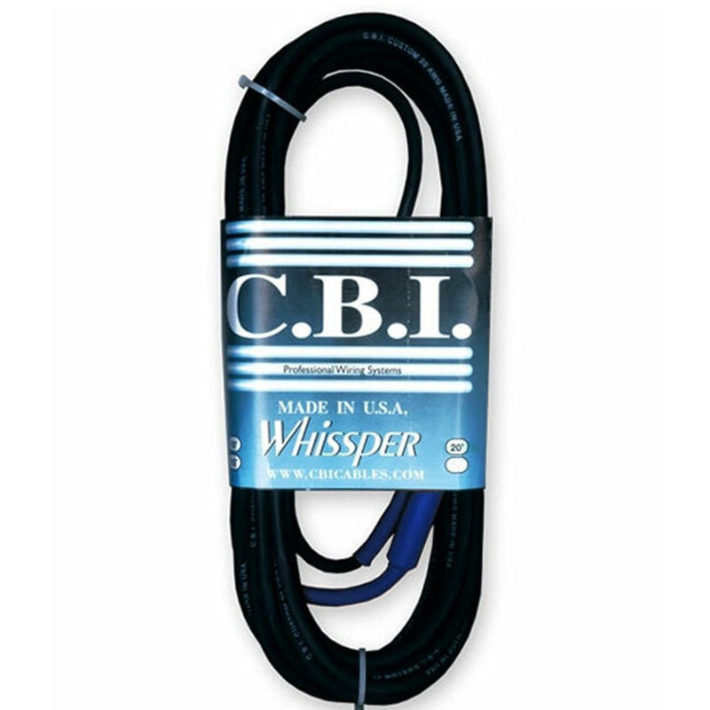 CBI Whissper Series Instrument Cable - 20ft (Straight - Right Angle)