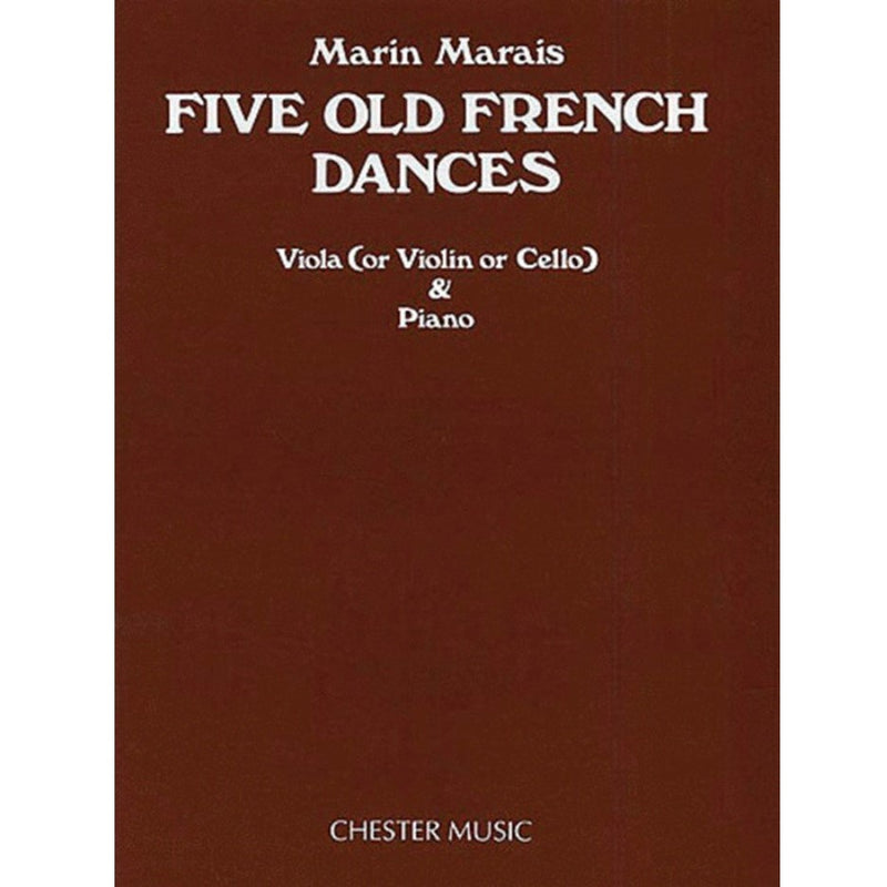 Five Old French Dances for Viola (or Violin or Cello) & Piano - Marin Marais *S/H*