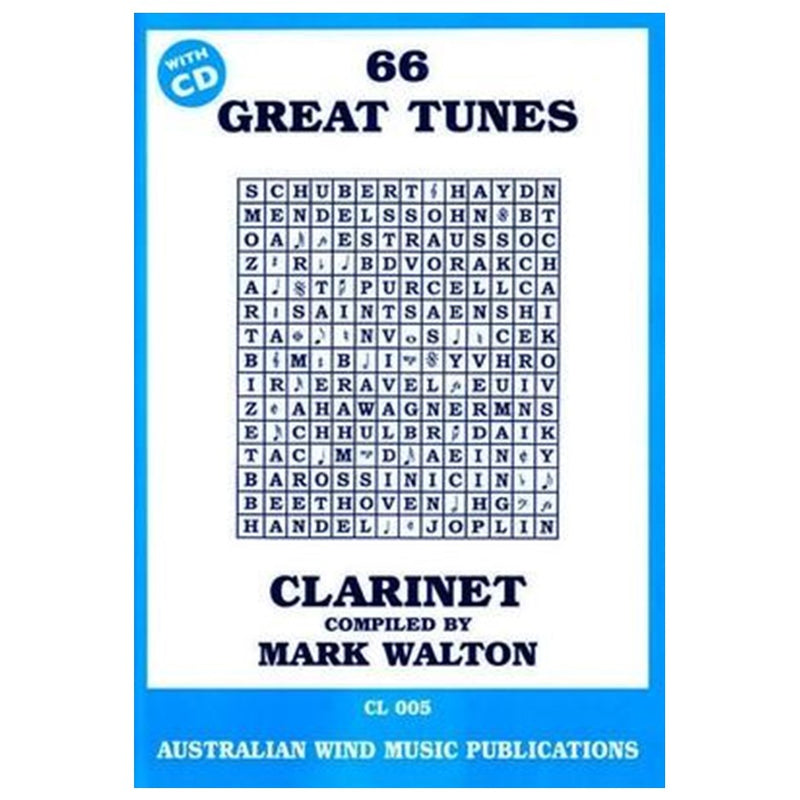 66 Great Tunes  - Clarinet w/cd