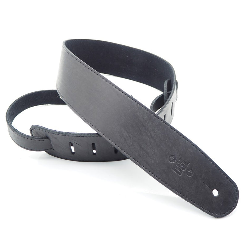 DSL CP25 Premium Suede 2.5" Guitar Strap - Black