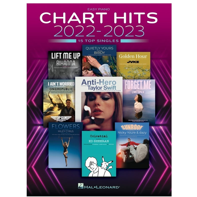 Chart Hits of 2022-2022 15 Top Singles - Easy Piano