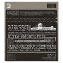 D'Addario ECG24 String Chromes Set - Flat Wound, Jazz Light, 11-50