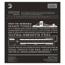 D'Addario ECG25 Chromes Set - Flat Wound, Light, 12-52