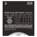 D'Addario ECG25 Chromes Set - Flat Wound, Light, 12-52