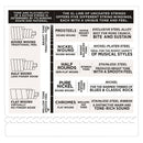 D'Addario ECG25 Chromes Set - Flat Wound, Light, 12-52