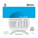 D'Addario EJ40 Folk Set - Silk and Steel 11-47