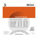 D'Addario EJ42 6 String Set- Resophonic Guitar Strings, 16-56