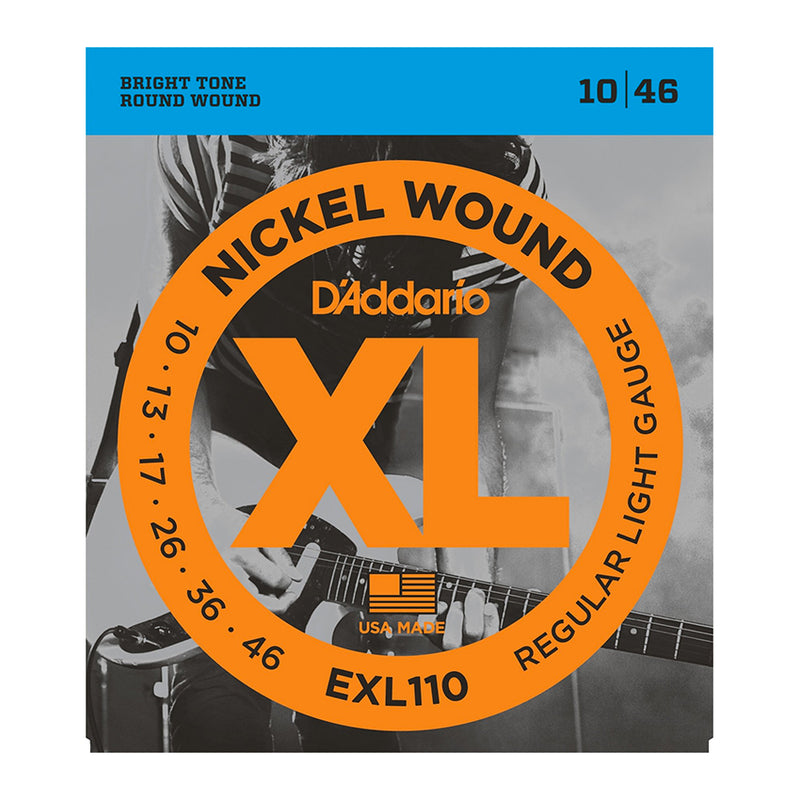 D'Addario EXL110 Nickel Wound Set, Regular Light, 10-46