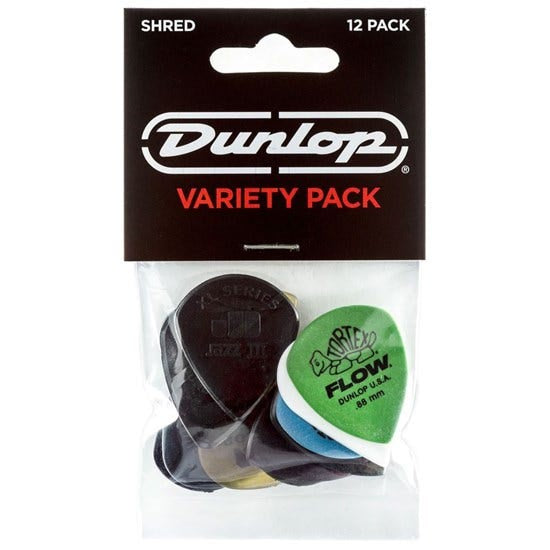 Dunlop Shred Variety Pack - 12 Picks