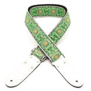 DSL JAC20-SAL-GREEN Jacquard Weaving Guitar Strap
