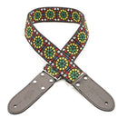 DSL JAC20-SG-GREEN Jacquard Weaving Guitar Strap 2