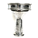 Zeynel Abidin Hand Hammered Aluminium Darbuka 18cm x 32cm - Floral Pattern”