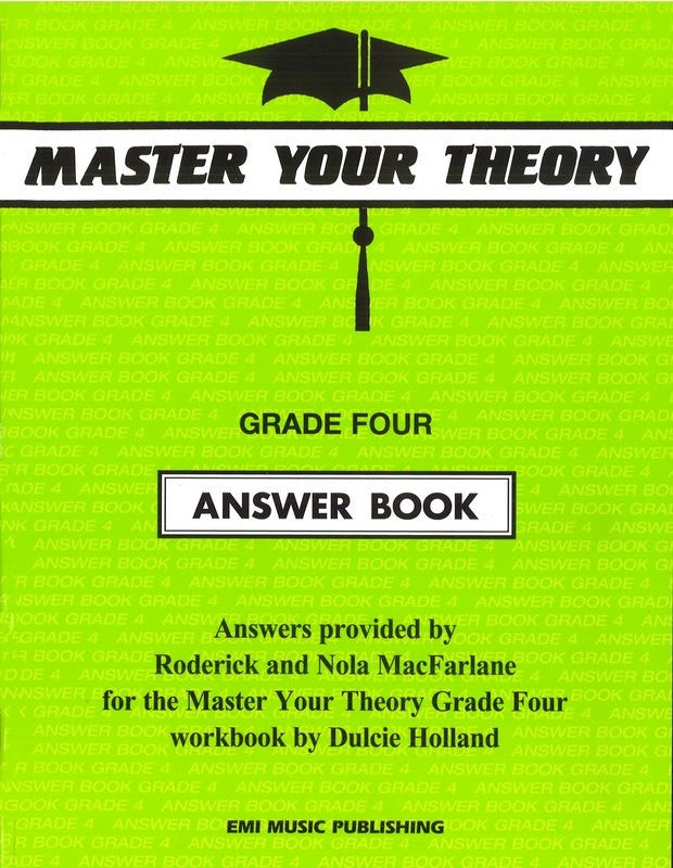 Master Your Theory (Answer Book) - Grade Four