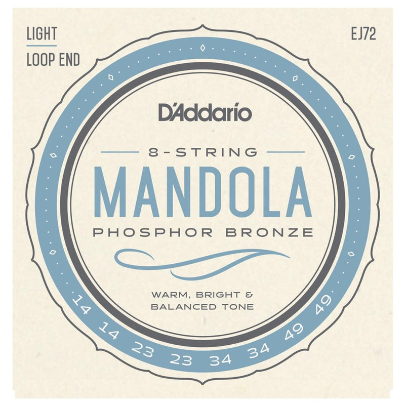 D'Addario EJ72 Mandola Strings - Light