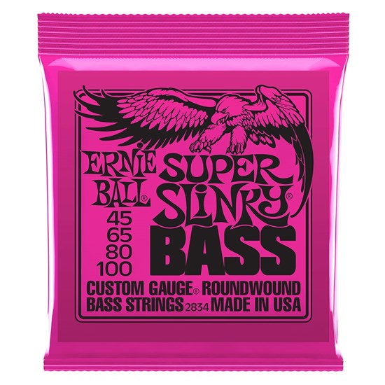 Ernie Ball 2834 Super Slinky Bass Strings 45-100