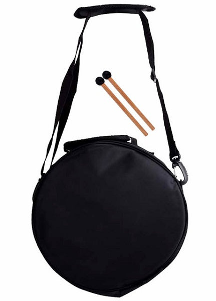 Opus Percussion 12" Metal 11-Note Standard Carves Style Tongue Drum in Black