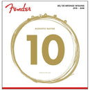 Fender 70XL 80/20 Bronze Acoustic Guitar Strings - Extra Light 10-48