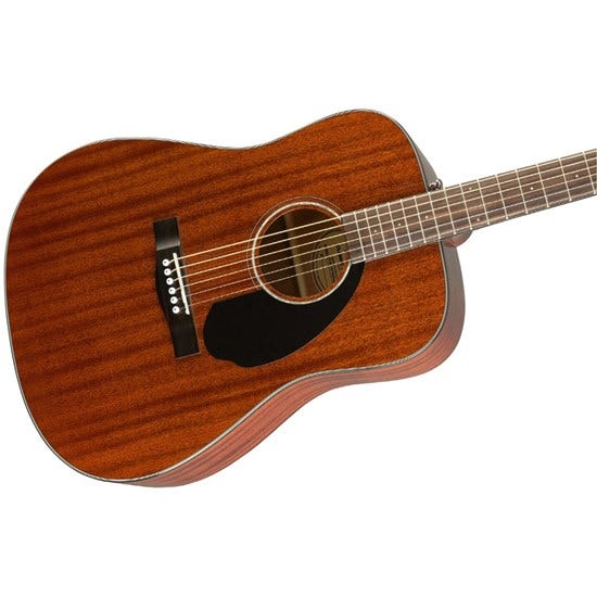 Fender CD-60S Dreadnought Acoustic Guitar - All Mahogany