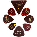 Fender Classic Celluloid Picks Shapes Medley  8 Pack - Medium