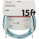 Fender Original Series Instrument Cable 15' - Daphne Blue