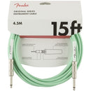 Fender Original Series Instrument Cable 15' - Sea Foam Green