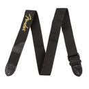 Fender 2" Polyester Strap (Black w/Yellow Fender Logo)
