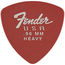 Fender Dura-Tone Delrin Pick 346 Shape Fiesta Red 12-Pack (.96)