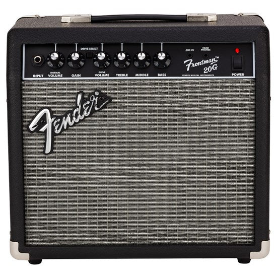 Fender Frontman 20G - 20 Watt Electric Guitar Amplifier w/ Clean & Distortion Sounds