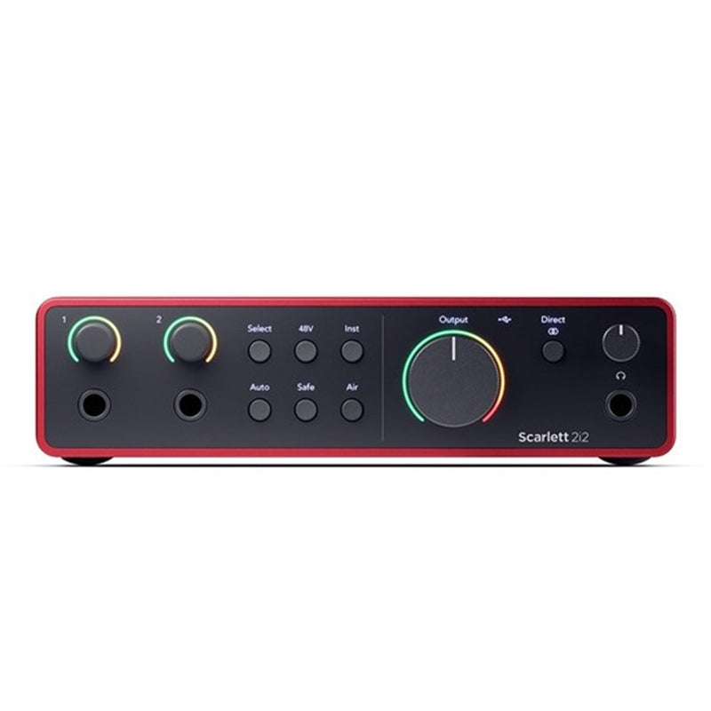 Focusrite Scarlett 2i2 4th Gen 2 In-2-Out USB Audio Interface
