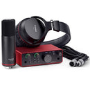 Focusrite Scarlett Solo Studio Gen 4 USB Audio Interface w/ Microphone and Headphones
