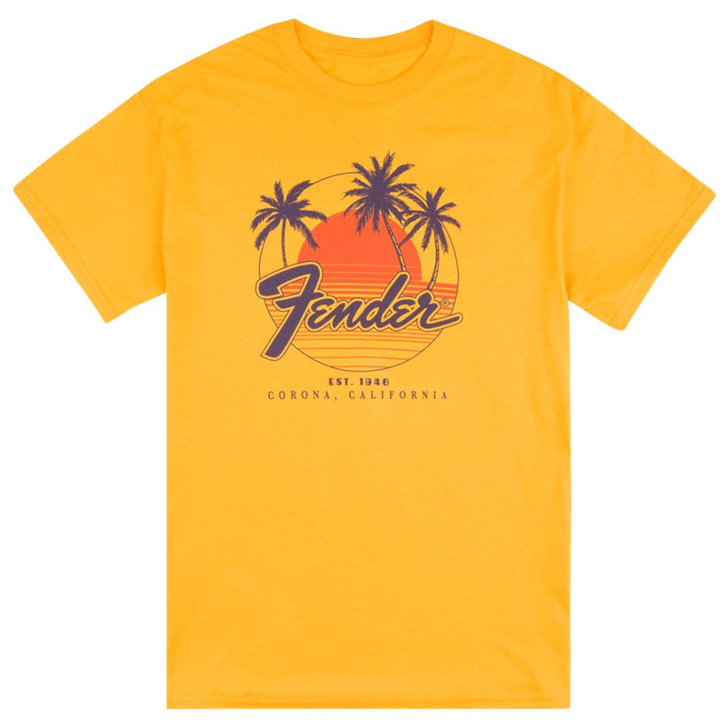 Fender Palm Sunshine Unisex T-Shirt - Small
