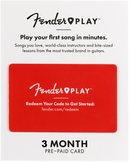 Fender Play 3 Month Pre-Paid Lesson Subscription