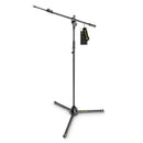 Gravity MS4322B Mic Stand w/ Folding Tripod Base & 2 Adjustable Boom