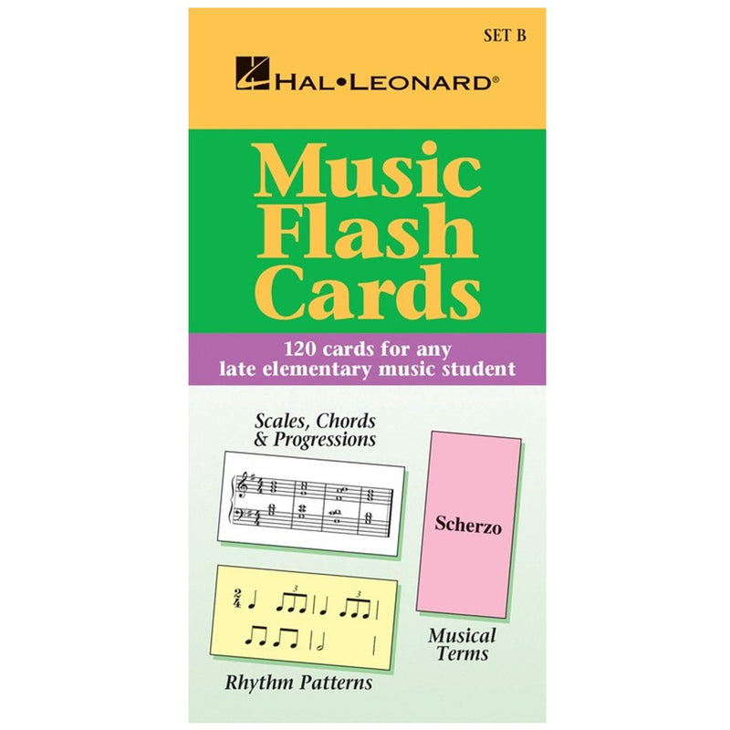 Music Flash Cards - Hal Leonard Set B