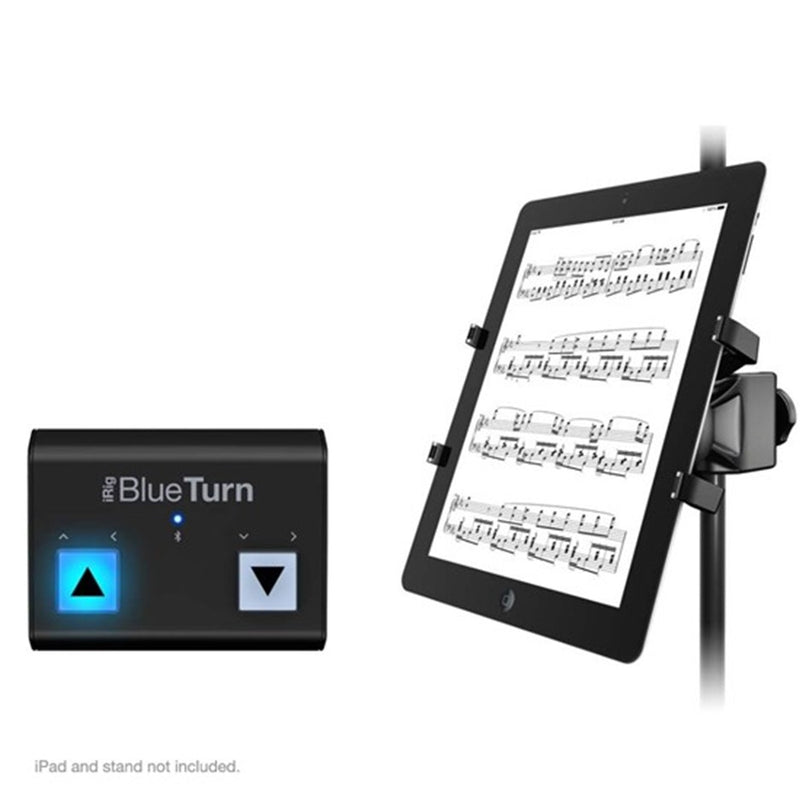 IK Multimedia  Tablet Page Turner Bundle - iRig Blueturn + iKlip Xpand