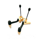 Fretz 'Woodie 4' Wooden Folding Ukulele & Violin Stand (Natural Stain)