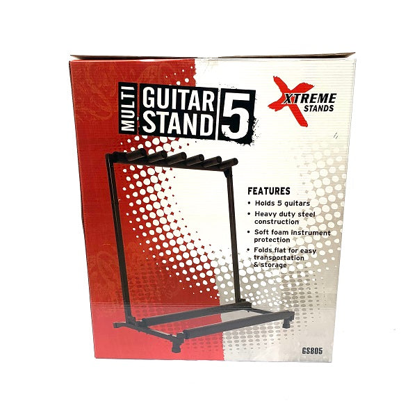Xtreme GS805 Multi Guitar Stand - for 5 guitars