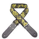 DSL JAC20-FG-YELLOW 2" Wide Guitar Strap
