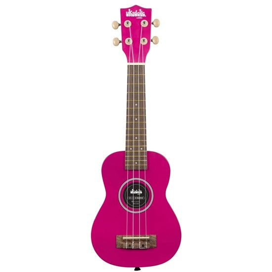 Kala Ukadelic Soprano Ukulele w/bag - Dragonfruit