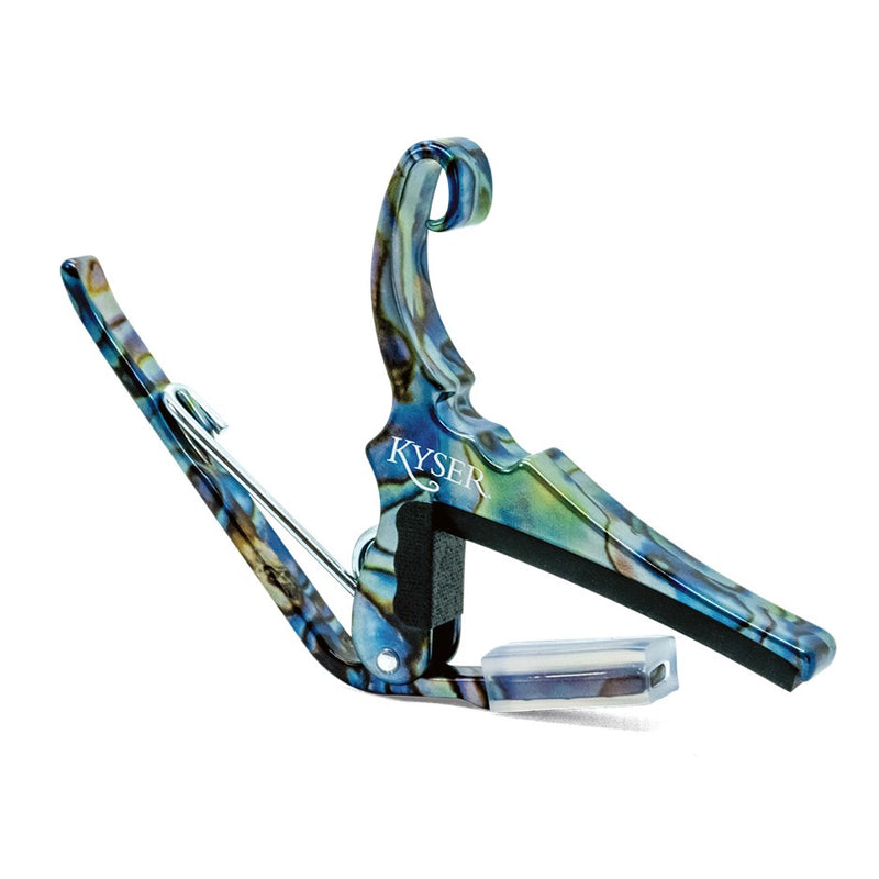Kyser KG6 Quick Change Capo for Acoustic or Electric Guitar - Abalone