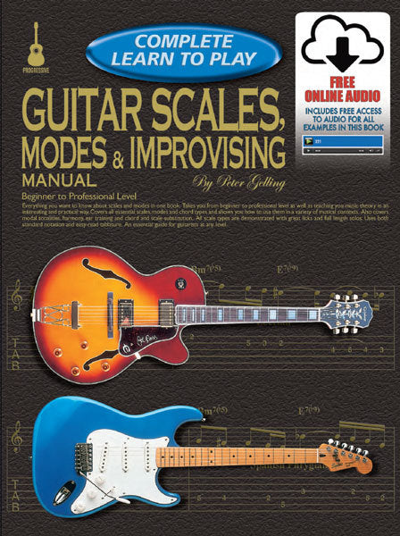 Progressive Complete Learn To Play Scales Book/Online Audio