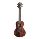 Kala Striped Ebony Ukulele w/bag - Concert