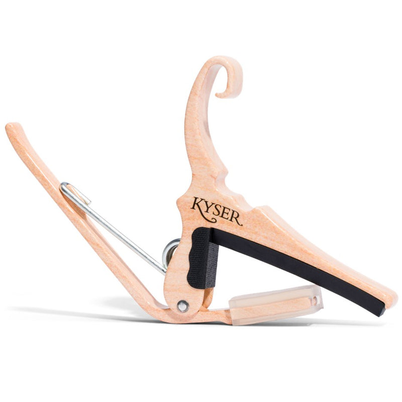 Kyser KG6 Quick Change Capo for Acoustic or Electric Guitar - Maple