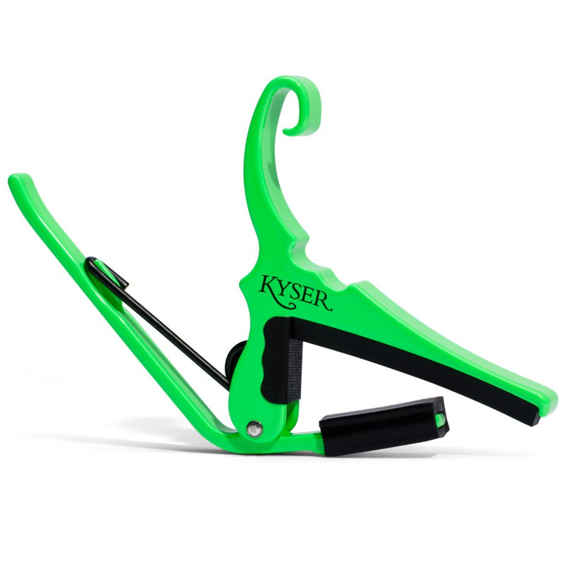 Kyser KG6 Quick Change Capo for Acoustic or Electric Guitar - Neon Green