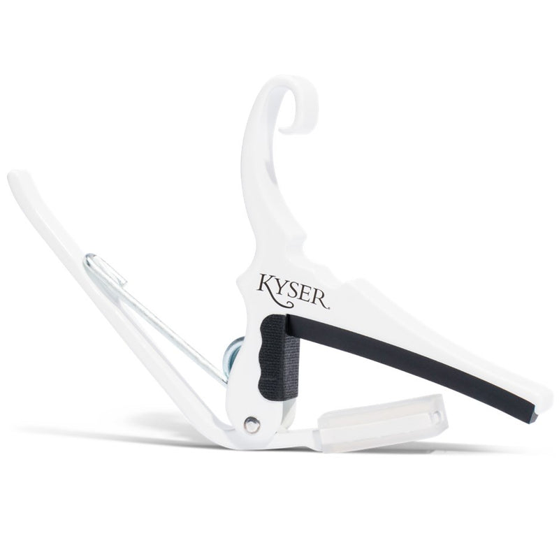Kyser KG6 Quick Change Capo for Acoustic or Electric Guitar - Pure White