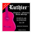 Luthier Set 20 Popular Supreme Nylon Set - Medium Tension