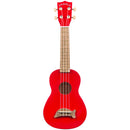 Makala MK-SD Soprano Dolphin Ukulele - Solid Red Gloss